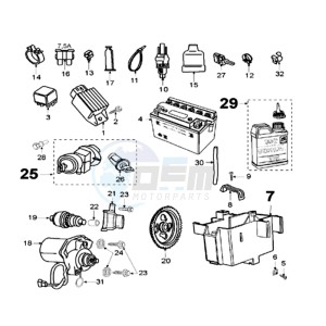 LUDIX 10 RLA drawing ELECTRIC PART