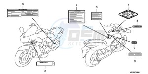 NSA700A9 E / MKH MME drawing CAUTION LABEL