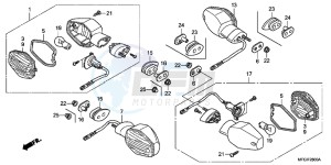 CB600FAC drawing WINKER