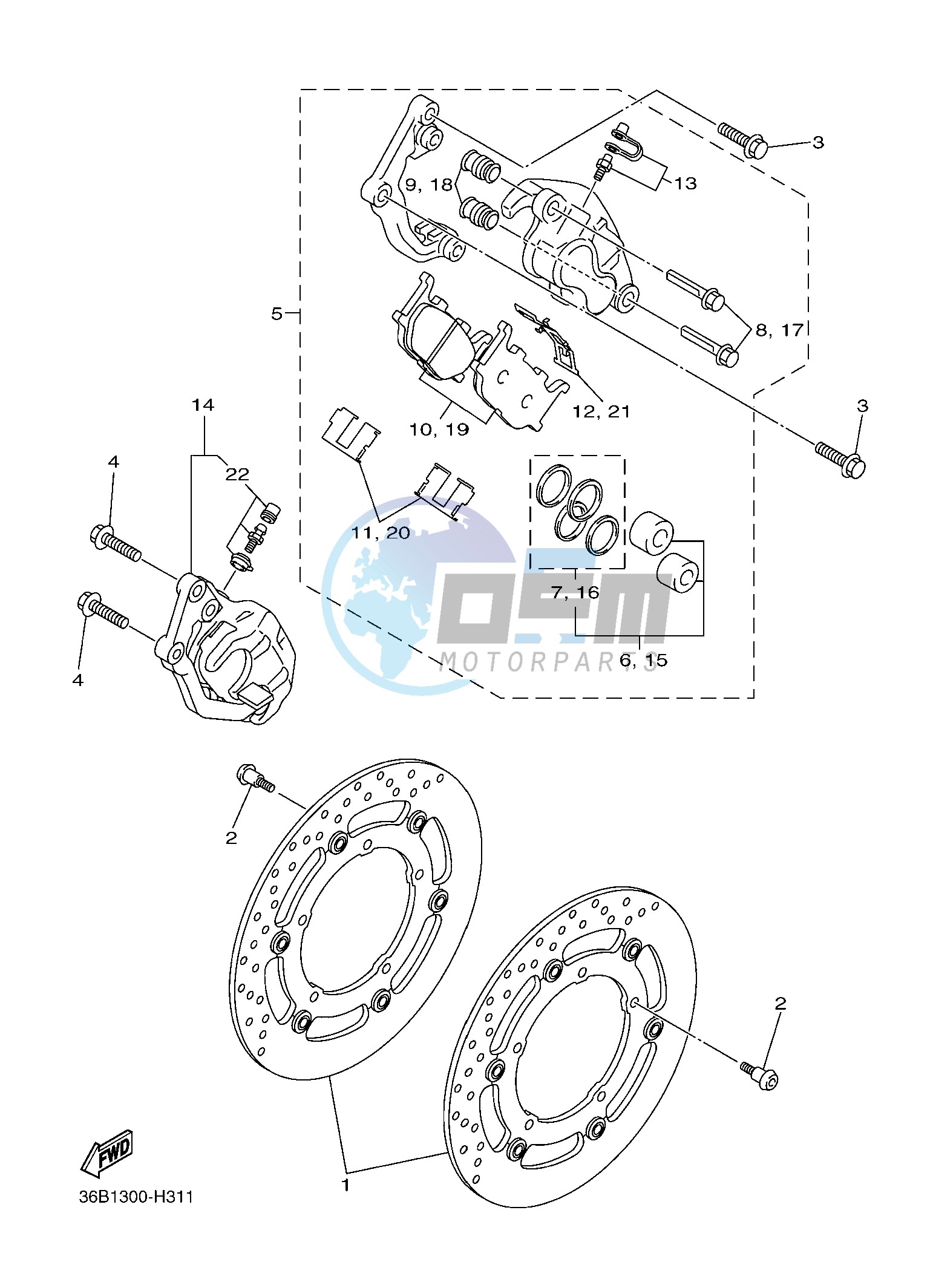 FRONT BRAKE CALIPER