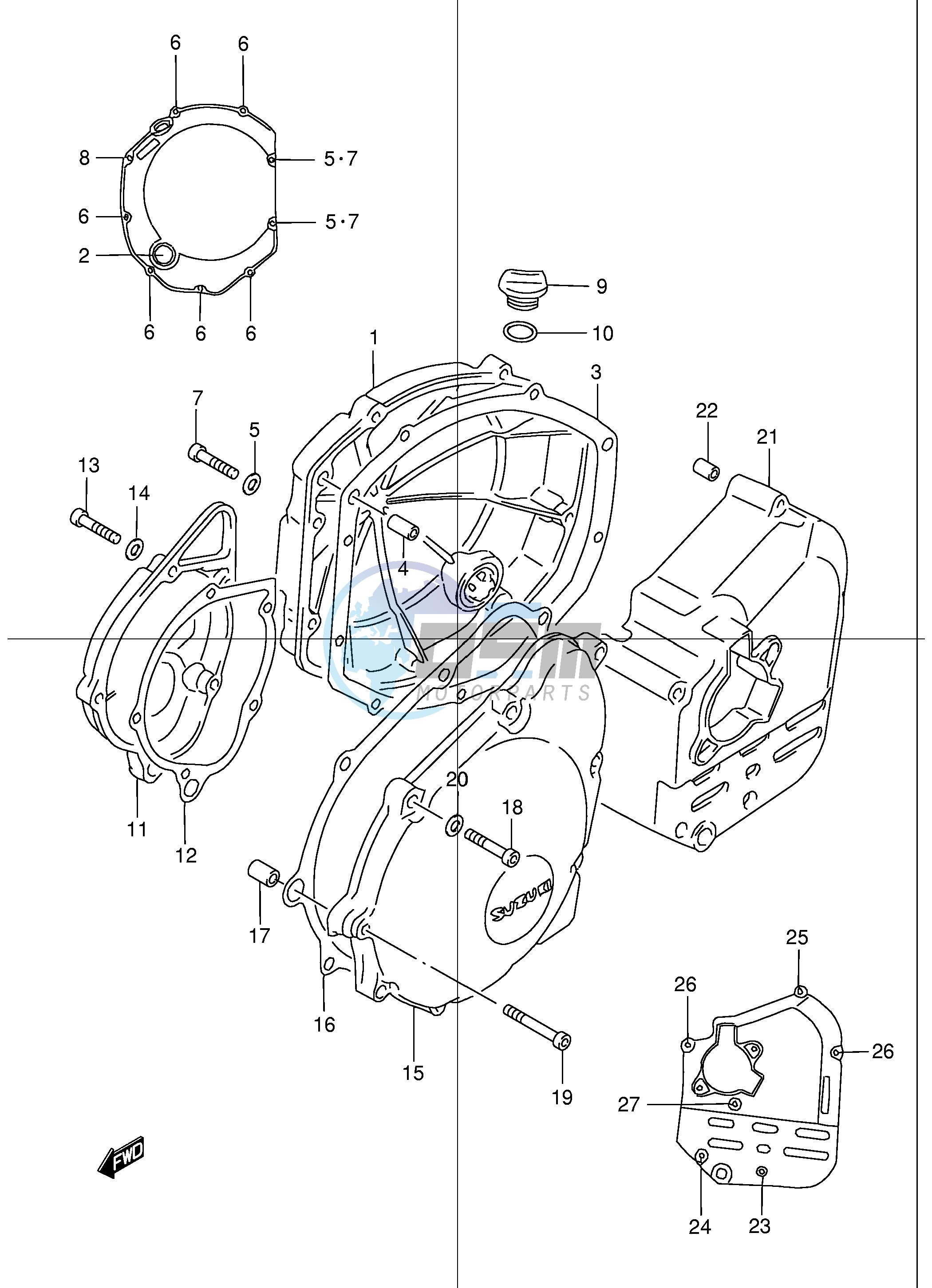 CRANKCASE COVER