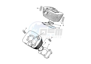 XV S VIRAGO 250 drawing CYLINDER