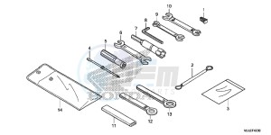 NC750SDE NC750SD Europe Direct - (ED) drawing TOOL