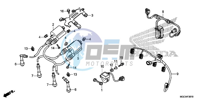 SUB HARNESS/ IGNITION COIL