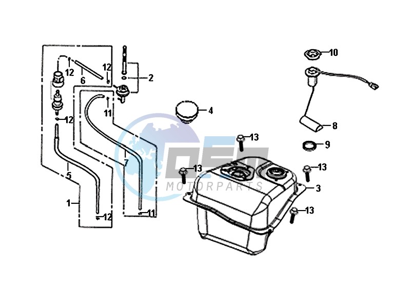 FUEL TANK / ALLO 50 (25 KM/H) (AJ05WA-NL) (L8-M0)