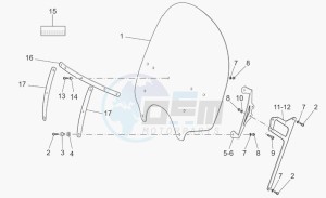 California 1100 Vintage Vintage drawing Windscreen