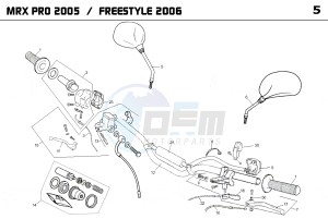 MRX PRO 50 drawing CONTROLS -  STEER