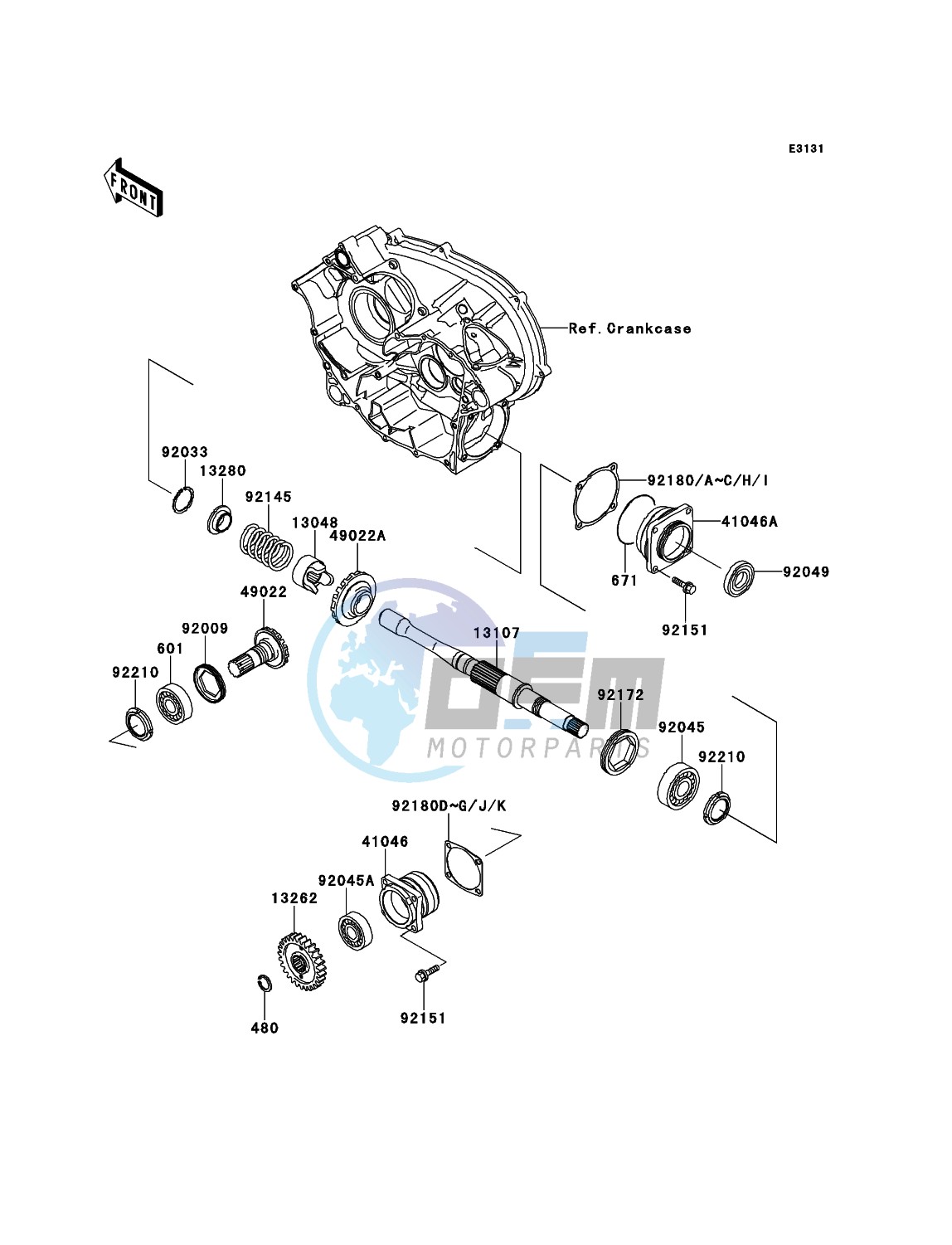 Front Bevel Gear