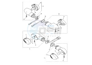 YZF R6 600 drawing FLASHER LIGHT