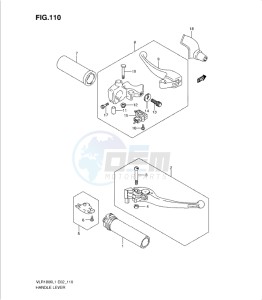 VLR1800 drawing HANDLE LEVER