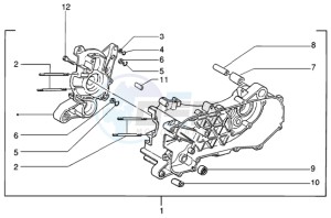 NRG 50 MC3 DD drawing Crankcase