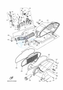 LTS125-C D'ELIGHT (B3Y1) drawing STEERING HANDLE & CABLE