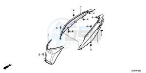 NSC50MPDE NSC50MPDE UK - (E) drawing BODY COVER (NSC50/MPD/WH)