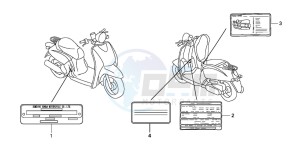 NVS502SH drawing CAUTION LABEL