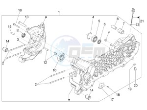 Zip 100 4T 2011-2014 (VieTnam) drawing Crankcase