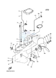 Z300TURD drawing LOWER-CASING-x-DRIVE-2