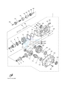 YFM700FWAD YFM700PSE GRIZZLY 700 EPS SPECIAL EDITION (2BGD 2BGE) drawing DRIVE SHAFT