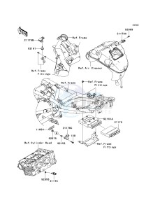 EX 650 A [NINJA 650R] (A6F-A8F) A7F drawing FUEL INJECTION