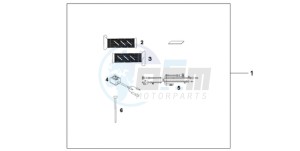 XL700VA9 France - (F / ABS CMF SPC) drawing GRIP HEATER(12A)