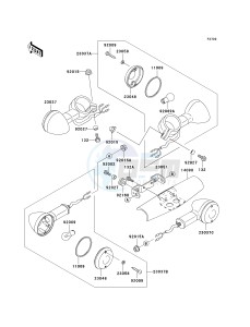 VN 1500 D[VULCAN 1500 CLASSIC] (D1-D2) [VULCAN 1500 CLASSIC] drawing TURN SIGNALS