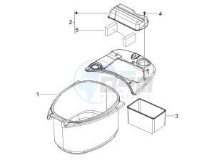 LX 125 4T 2V ie E3 Taiwan drawing Helmet housing - Undersaddle