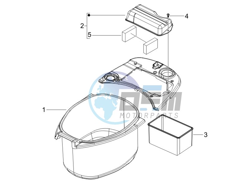 Helmet housing - Undersaddle