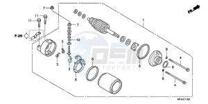 CBF1000T9 F / ABS CMF drawing STARTING MOTOR