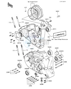 KE 100 B [KE100] (B9-F10) [KE100] drawing CRANKCASE