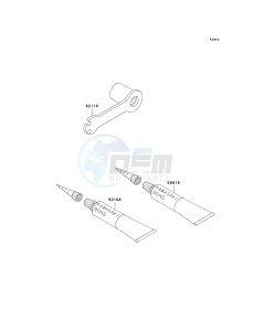 KDX200 H (H6F) 80 H6F drawing OWNERS TOOLS