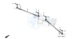 TRX90XD TRX90 Europe Direct - (ED) drawing TIE ROD