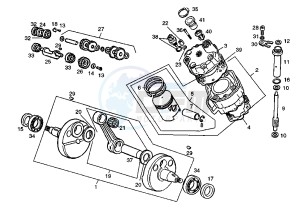 GPR R - 50 cc drawing CRANKSHAFT-CYLINDER