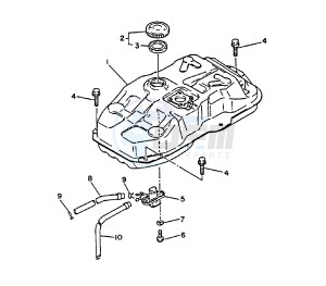 XC BELUGA 125 drawing FUEL TANK