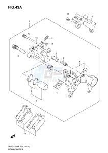 RM-Z 450 drawing REAR CALIPER L1