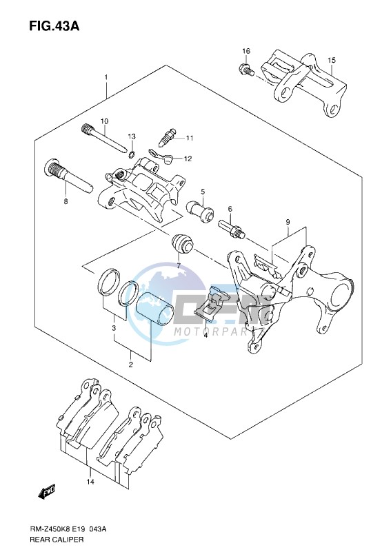 REAR CALIPER L1