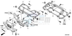 TRX500FPMD TRX500FPM Australia - (U) drawing CARRIER