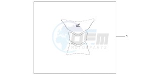 CBR1000RRB drawing TANK PAD