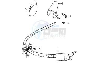 ELYSTAR - 125 cc drawing ANTITHEFT