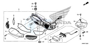 AFS1102SHC drawing REAR COMBINATION LIGHT