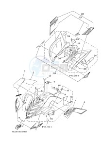 YFM700R YFM7RSEB RAPTOR 700 SPECIAL EDITION (1ASH 1ASJ 1ASG) drawing EMBLEM & LABEL 1