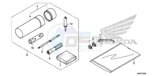 TRX250TEG TRX250T Europe Direct - (ED) drawing TOOLS