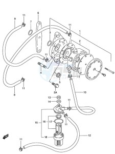 DT 140 drawing Fuel Pump (1986 to 1994)