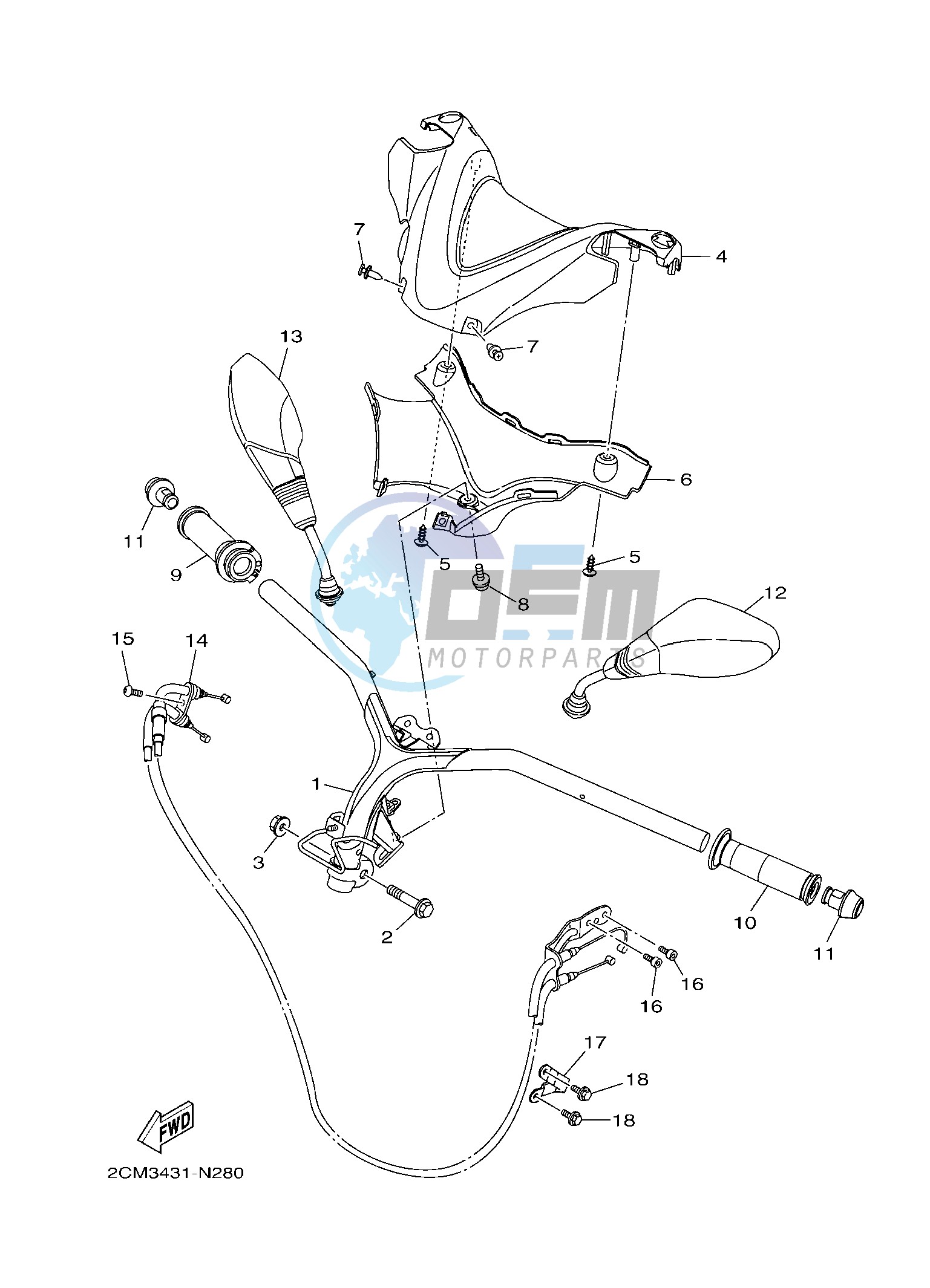 STEERING HANDLE & CABLE