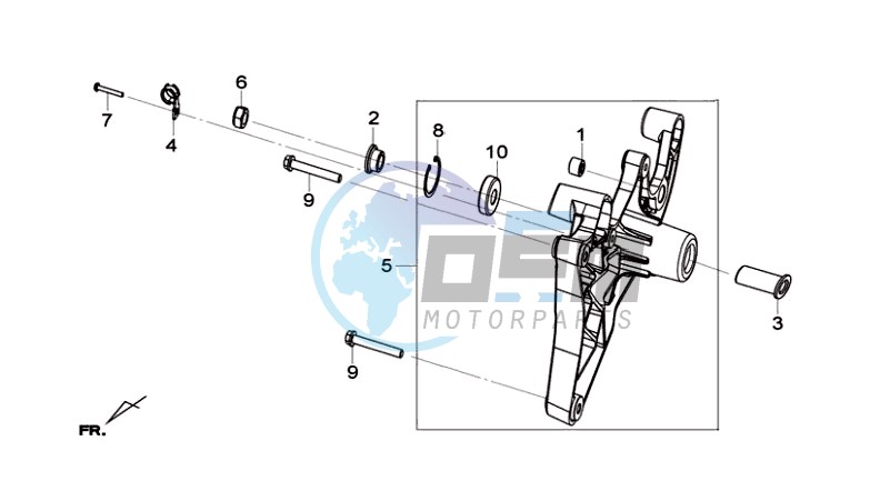 REAR FORK - REAR SUSPENSION