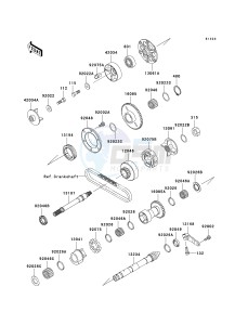 ZX 1100 D [NINJA ZX-11] (D1-D3) [NINJA ZX-11] drawing BALANCER