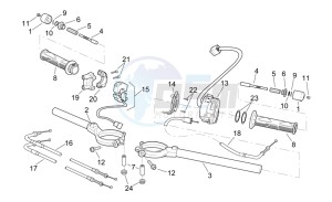 RSV 2 1000 SP drawing Handlebar