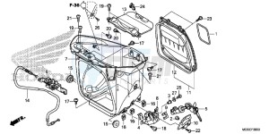 NC700SDC drawing LUGGAGE BOX