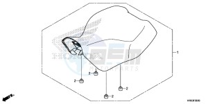 TRX500FA6G TRX500FA Australia - (U) drawing SEAT