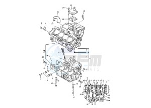 FZ6-S FAZER 600 drawing CRANKCASE