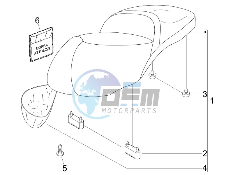 Saddle seats - Tool roll