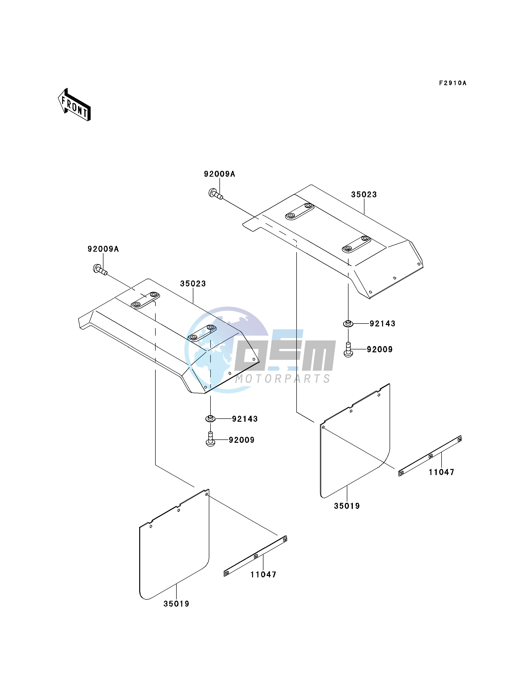 ACCESSORY-- REAR FENDER- -